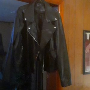 Faux Leather Jacket
